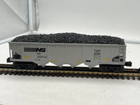 MTH Railking 30-7065A Norfolk Southern RailKing 4-Bay Hopper Car Road #26632 O SCALE Used Excellent