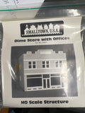 Smalltown USA 6005 Dime Store & Offices Building Kit HO Scale NEW