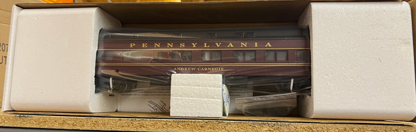 Lionel 6-39010 Pennsylvania Andrew Carnegie heavyweight passenger car O SCALE NEW