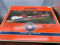 Lionel 6-11984 Corvette GP-7 train set with 4-diecast 'Vettes 1999 O scale NEW