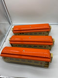 Lionel Classics 6-13412 Standard Gauge Tinplate Passenger Car set (3 cars) STD GAUGE Like New