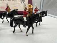 WILLIAM BRITAIN WB0443 THE LIFE GUARDS MOUNTED BAND LIMITED EDITION SOLDIERS COLLECTIBLE SET  Like New