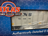 Atlas 3003080-4 NORFOLK SOUTHERN NS (HORSEHEAD) Coalporter PREMIER SILVER #52490 O Scale NEW