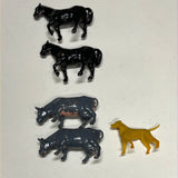 O Scale Figure Pack Farm Animals Need Repainted USED