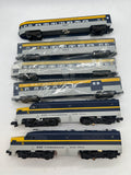 American Flyer 6-48102, 6-48900, 6-48901, 6-48902, 6-48903 Chesapeake Ohio C&O Passenger Train Set (Set of 5) PA-1 Diesel Locomotive and 4 passenger cars S Scale NEW