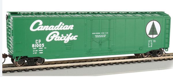 Bachmann 18034 CANADIAN PACIFIC CP 50' PLUG DOOR BOXCAR GREEN HO SCALE NEW