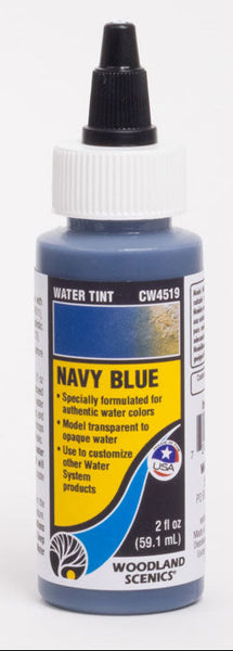 Woodland Scenics WDS CW4519 WDS4519 Water Tint - Navy Blue  NEW