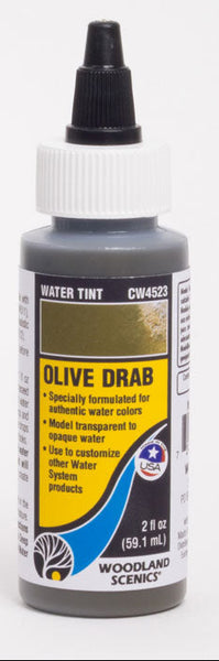 Woodland Scenics WDS CW4523 WDS4523 Water Tint - Olive Drab O SCALE NEW