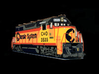 SUNDANCE PINS CSGP Chessie System GP35 (#3535) Locomotive Pin limited
