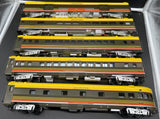 MTH Premier 20-6515 Seaboard 70' ABS Streamlined Passenger 5-Car Set O SCALE Like New