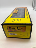 MTH Railking 30-7378 Sunoco RailKing Tank Car - Sunoco (Sun Oil - Chrome) O SCALE Like New