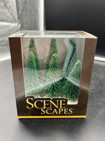 Bachmann 32001 5" - 6" PINE TREES scenery (6 pack) HO SCALE NEW