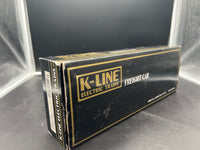 K-Line K663-1893 Pennsylvania Railroad PRR Skeleton Log Car #3 w/ Logs O SCALE Used Excellent