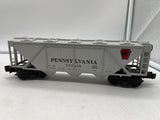 MTH Rugged Rails 33-7501 Pennsylvania Covered Hopper Car #257130. O SCALE AB Like New