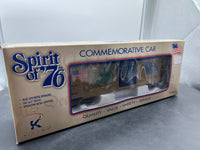 K-Line k761-7602 Spirit of 76 Pennsylvania PA Boxcar O SCALE Like New