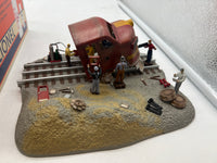 Lionel 6-34144 Santa Fe Scrap Yard O SCALE Used Damaged Box as is