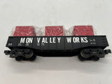 MTH Railking 30-4159B Mon Valley Works X-9 Gondola w LCL Load O SCALE Used Excellent