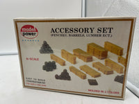 MODEL POWER 1507 ACCESSORY SET N SCALE NEW