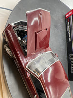 Auto World 1/18 scale - AMM1006/06 1969 Ford Mustang Boss 429 - maroon 1/18 SCALE Like New