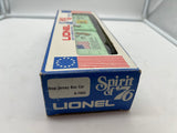 Lionel 6-7603 Spirit of 76 State of New Jersey box car  O SCALE Used Excellent