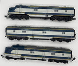 MTH Premier 20-2260-1 Missouri Pacific E-8 ABA Diesel Engine Set w/ ProtoSound 2.0 & BCR Installed O SCALE Like New