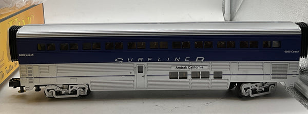 MTH 30-6509A Amtrak SurfLiner Coach . O SCALE NEW