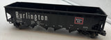K-Line K623-1333 BLACK Burlington Route Classic Scale Hopper O SCALE Used Excellent