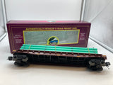 MTH Premier 20-98940 Norfolk Southern NS Flat Car w/Pipe Load O SCALE Like New