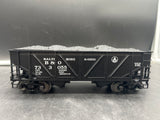 Atlas 6437-1  Baltimore and Ohio B&O O Steel re-built war emergency hopper  O SCALE Like New Damaged Box