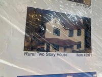 Bachmann Plasticville U.S.A. 160-45971 Rural Two-Story House building kit O SCALE NEW
