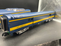 MTH Premier 20-65095 Alaska 5-Car 70' Streamlined Passenger Set (Smooth Sided) O SCALE Like New