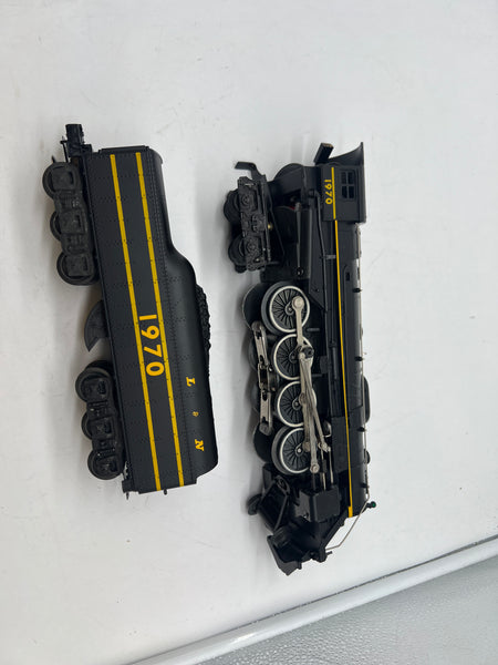 Lionel 6-8615 L&N Berkshire 2-8-4 steam locomotive and tender O SCALE Like New Damaged Box