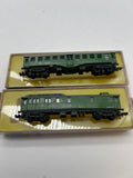 Arnold rapido Sset of 2 0314 passenger wagon DB German N SCALE Used Excellent