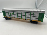 Lionel 6-16217 Burlington Northern auto carrier with screens Missing Back Door AS IS O SCALE Used