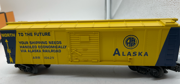 MTH Railking 30-7468 Alaska Box Car #10629. O SCALE AB Like New