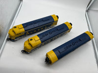 MTH 30-20393-1, 30-20393-3 Alaska E-8 AA Diesel Engine Set w/Proto-Sound 3.0 Road #2401 #2402 and B-Unit Cab #1508 (Set) O Scale NEW