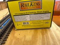 MTH Railking 30-1711-1 Baltimore & Ohio 0-6-0 Imperial B-6 Switcher Steam Engine w/Proto-Sound 3.0 #375. O SCALE Used Excellent Damaged Box