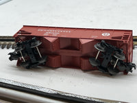 MTH Premier 20-90326B Pennsylvania O Scale Premier 2-Bay Offset Hopper Car Used Excellent
