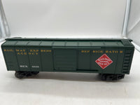 MTH Railking 30-74862 Railway Express Agency Rounded Roof Box Car. O SCALE Like New