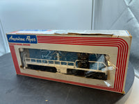 American Flyer 4-8350, Boston and Maine GP-7 diesel engine S SCALE Used Excellent Damaged Box