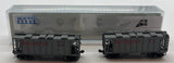 Kato 186-0106 Burlington 70' ACF Closed Side Covered Hopper (2-Pack) N8682 N SCALE Like New