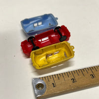 3 Plastic Cars HO SCALE
