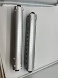 MTH Premier 20-6643 Santa Fe 2-Car 70' ABS Slpr/Diner Passenger Set - Ribbed - ATSF Sleeper "Blue Water" Diner 1568 O SCALE Used Excellent