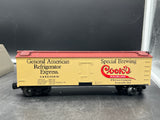 MTH Railking 30-78108 Cook's Goldblume Reefer Car Evansville IN #68430. O SCALE NEW