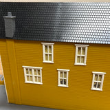 Yellow House Prebuilt USED HO SCALE