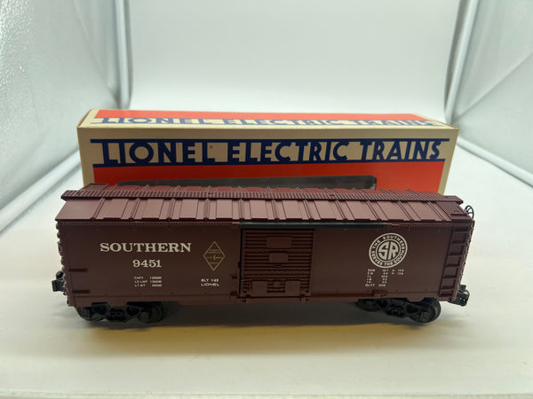 Lionel 6-9451 FARR Southern Railway Boxcar 9451 O SCALE Like New