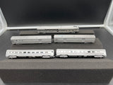 Kato 106-090 CB&Q EMD E5A & Silver Streak Zephyr 6 Unit Set PLUS 2 Additional E5 Locomotives N Scale