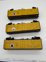 Lionel 6-11875 NORTHERN PACIFIC STEEL-SIDED REFRIGERATOR CAR 3-PACK O SCALE Like New