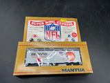 MANTUA M733906 CLEVELAND BROWNS NFL FOOTBALL BOXCAR HO SCALE Like New