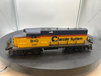 Lionel 6-8463 Chessie System B&O GP-20 Diesel Locomotive O SCALE Used Excellent No Box